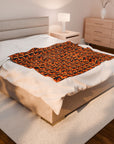 Rottweiler Chic Pawsitivity Velveteen Plush Blanket
