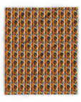 Chic Frenchie Charm Arctic Fleece Blanket