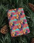 Rustic Charm Labrador Chic Gift Wrap Papers