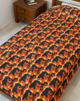 Rottweiler Chic Pawsitivity Velveteen Plush Blanket