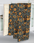 Ruffle Rottie Glamourific Sherpa Fleece Blanket
