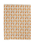 Golden Glamour Paws - Luxe Licks for Regal Retrievers Velveteen Plush Blanket