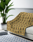 Royal Rottie Regalia Sherpa Fleece Blanket