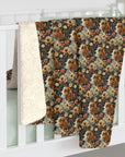 Beagle Blossoms Sherpa Fleece Blanket