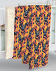 Impressionistic German Shepherds Sherpa Fleece Blanket