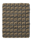 Manor Pup Boxer Royale Sherpa Fleece Blanket