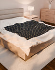 Frenchie Celestial Soar Velveteen Plush Blanket