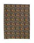 Ruffle Rottie Glamourific Velveteen Plush Blanket