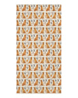 Golden Glamour Paws - Luxe Licks for Regal Retrievers Mink-Cotton Towel