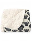 Pugalicious Enchantment Sherpa Fleece Blanket