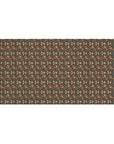 Dazzling Dachsund Blossoms & Foliage Mink-Cotton Towel