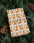 Golden Glamour Paws - Luxe Licks for Regal Retrievers Gift Wrap Papers