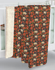 Pug Paradise Playpen Sherpa Fleece Blanket