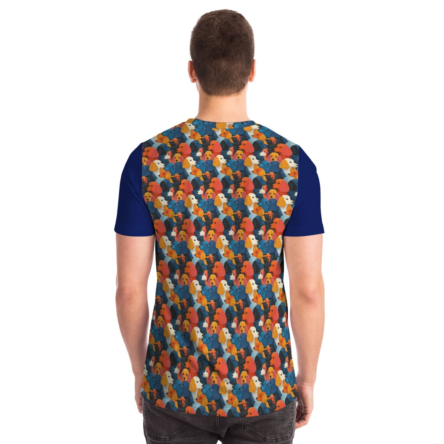 Poodle Pattern T-shirt