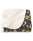 Manor Pup Boxer Royale Sherpa Fleece Blanket