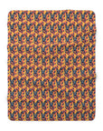 Impressionistic German Shepherds Sherpa Fleece Blanket