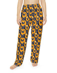 Frenchie Pawsitively Pawsome Peek-a-Boo Perfection Women's Pajama Pants