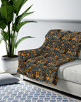 Ruffle Rottie Glamourific Sherpa Fleece Blanket