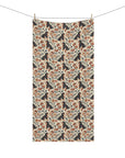 Blossoming Dachshunds Delight Mink-Cotton Towel