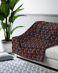 Chic Canine Checkmate - Frenchie Edition Sherpa Fleece Blanket