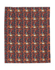 Boxer Blossom Tapestry Delight Velveteen Plush Blanket