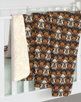 Bloomingly Bulldogistic Bouquet Sherpa Fleece Blanket