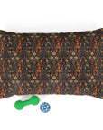 Dapper Dachshund Embroidery Elegance Pet Bed