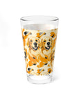 Golden Glitz 'n Glamour Woofwear Mixing Glass, 16oz