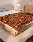 Rottweiler Chic Pawsitivity Velveteen Plush Blanket