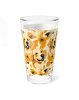 Golden Glitz 'n Glamour Woofwear Mixing Glass, 16oz