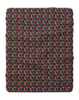 Chic Canine Checkmate - Frenchie Edition Sherpa Fleece Blanket