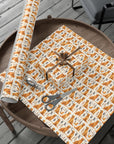 Golden Glamour Paws - Luxe Licks for Regal Retrievers Gift Wrap Papers