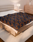 Royal Rottweiler Regalia Velveteen Plush Blanket