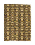 Royal Pawsitivity Labs Velveteen Plush Blanket