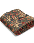 Blooming Pug Paradise Arctic Fleece Blanket