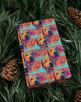 Rustic Charm Labrador Chic Gift Wrap Papers