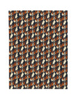 Beagle Glimmer Gaze Glamour Velveteen Plush Blanket
