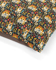 Corgi Rainbow Vine Dream Pet Bed