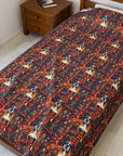 Boxer Blossom Tapestry Delight Velveteen Plush Blanket