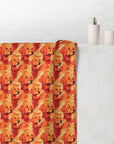 Golden Glamour Paws Mink-Cotton Towel