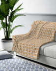 Golden Glamour Paws - Luxe Licks for Regal Retrievers Sherpa Fleece Blanket