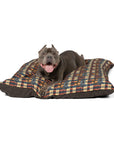 Pawsome Rottweiler Royalty Plaid Pet Bed