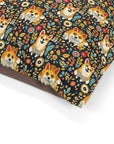 Corgi Rainbow Vine Dream Pet Bed