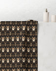 Nighttime Corgi Glow Stride Mink-Cotton Towel