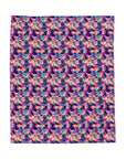 Dazzling Bulldog Chic Velveteen Plush Blanket