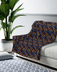 Royal Rottweiler Regalia Sherpa Fleece Blanket