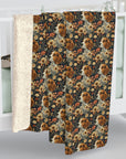 Beagle Blossoms Sherpa Fleece Blanket