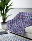 Funky Geometric Boxerista Sherpa Fleece Blanket