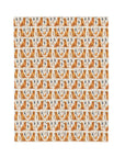 Golden Glamour Paws - Luxe Licks for Regal Retrievers Velveteen Plush Blanket