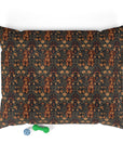 Dapper Dachshund Embroidery Elegance Pet Bed